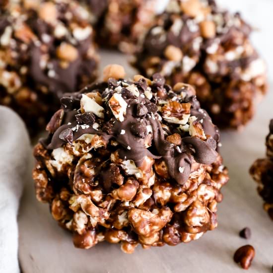 Turtle Popcorn Balls