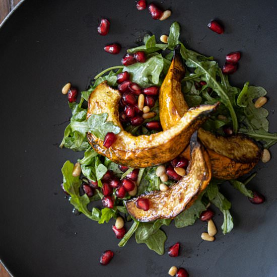 Pomegranate, Acorn Squash Arugula