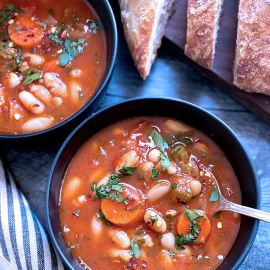 Fasolada – Greek White Bean Soup