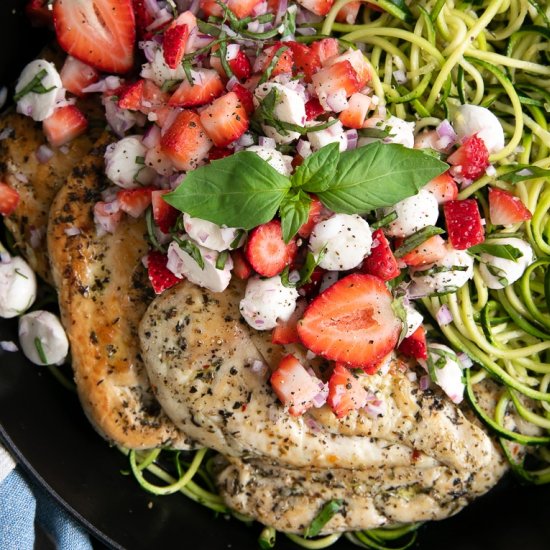 Strawberry Bruschetta Chicken