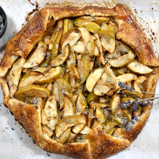 Apple Lavender Galette