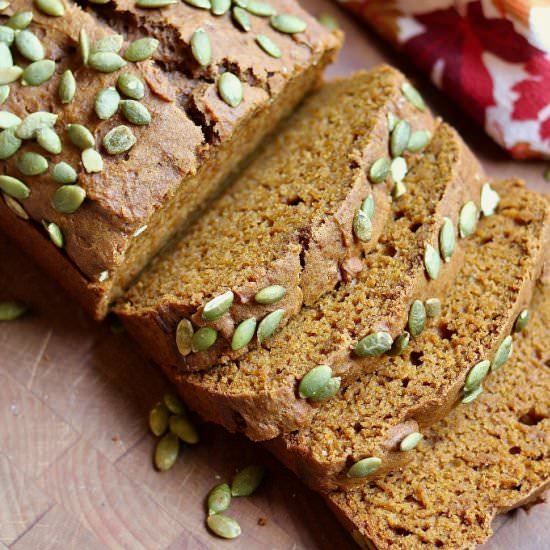 Vegan Pumpkin Bread