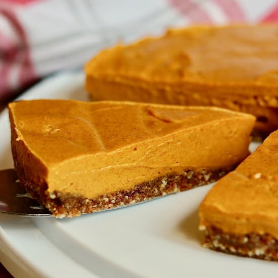 Vegan Pumpkin Cheesecake (No Bake)