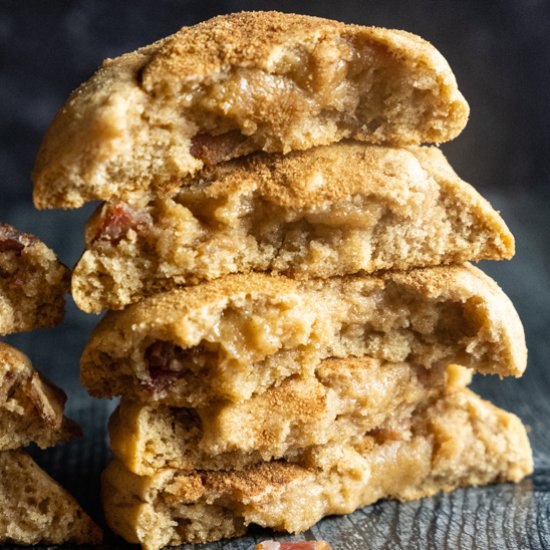 Giant Maple Bacon Snickerdoodles