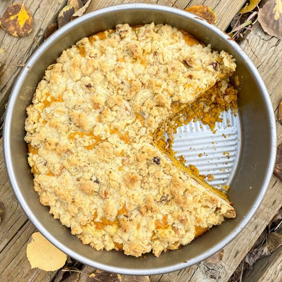 Pumpkin Coffeecake with Streusel