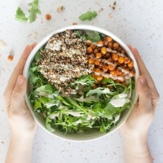 Spiced Chickpea Grain Bowls