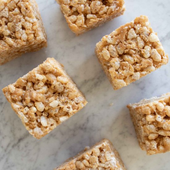 Rice Krispies Treats with Biscoff