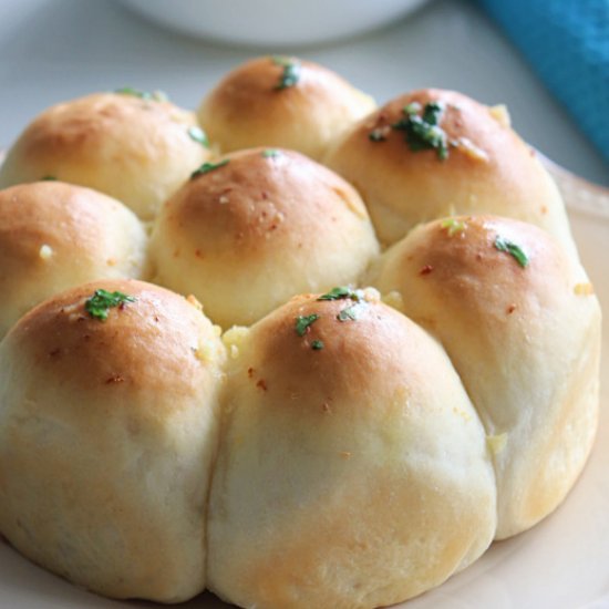 Garlic Cheese Pull- Apart Bread