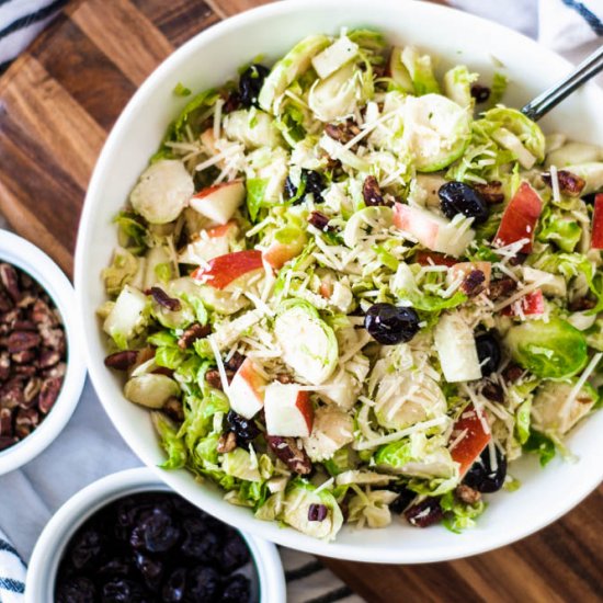 Shredded Brussel Sprout Salad