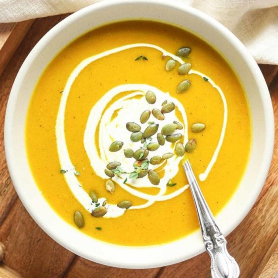 Deliciously Roasted Pumpkin Soup