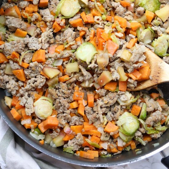 Turkey Sweet Potato Skillet