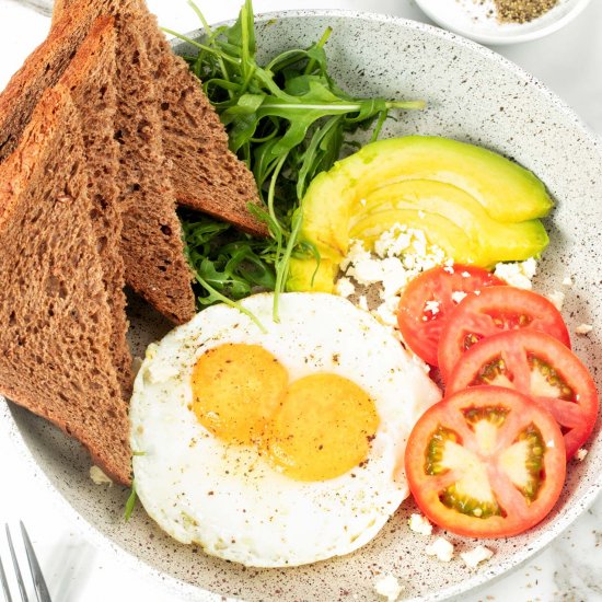 Healthy 5-Minute Sunny Side up Eggs