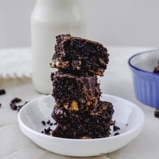 Healthy Sweet Potato Brownies