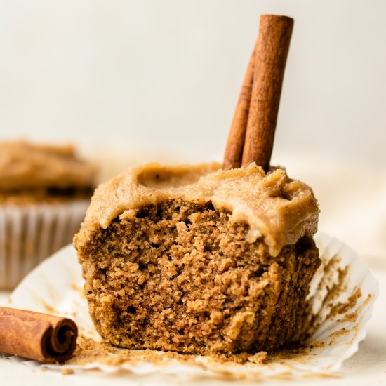 vegan paleo chai cupcakes