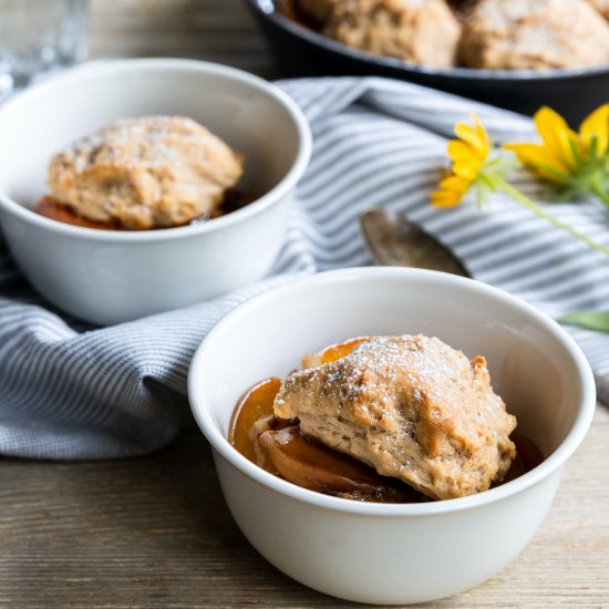 New England Sweet Peach Cobbler