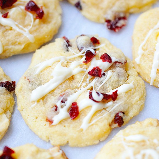 Cranberry bliss bar cookies