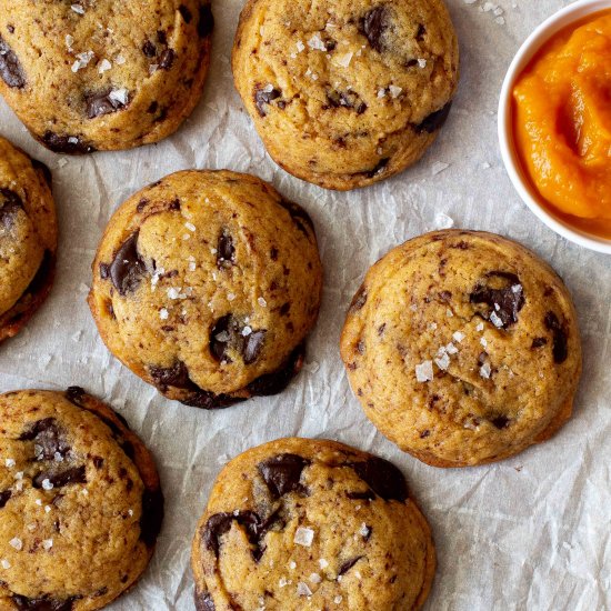 Pumpkin Spice Chocolate Cookies