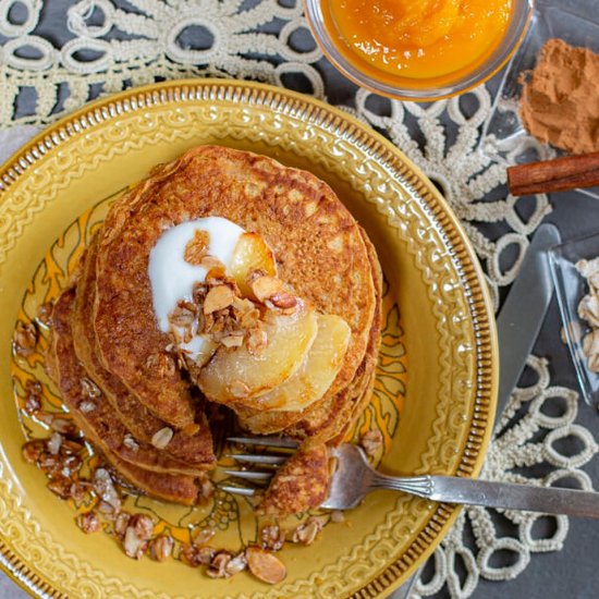 Pumpkin & Oatmeal Pancakes