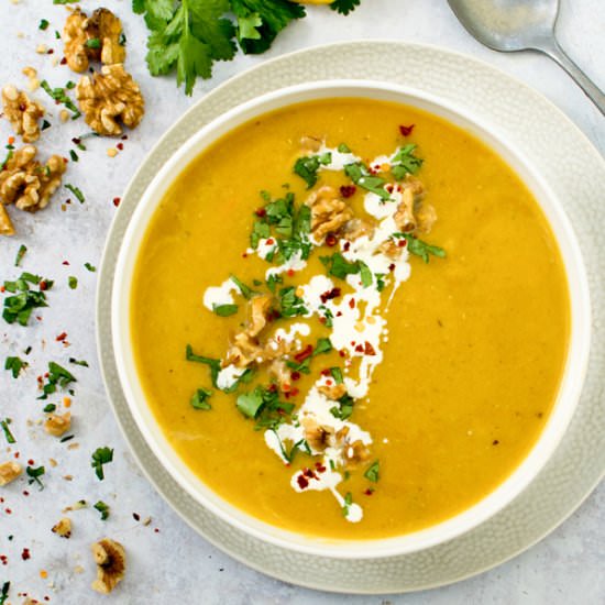 Curried Butternut Squash Soup