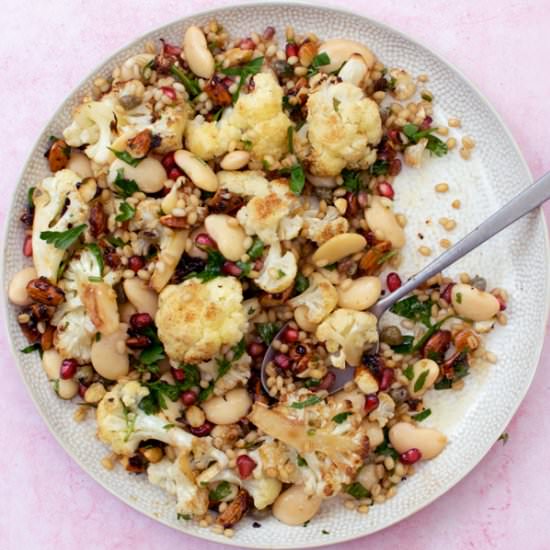 Roasted Cauliflower Salad