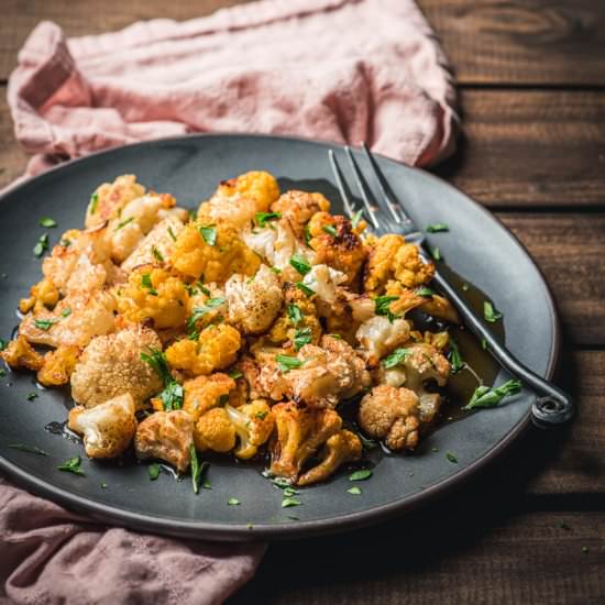 Spicy Cajun Roasted Cauliflower