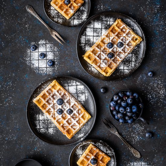 Sourdough waffles