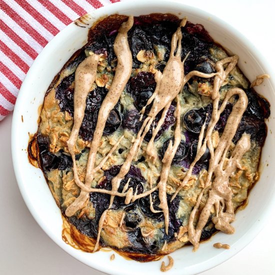 Blueberry Muffin Baked Oatmeal