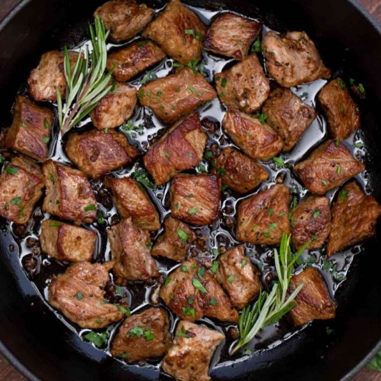 Garlic Butter Steak Bites