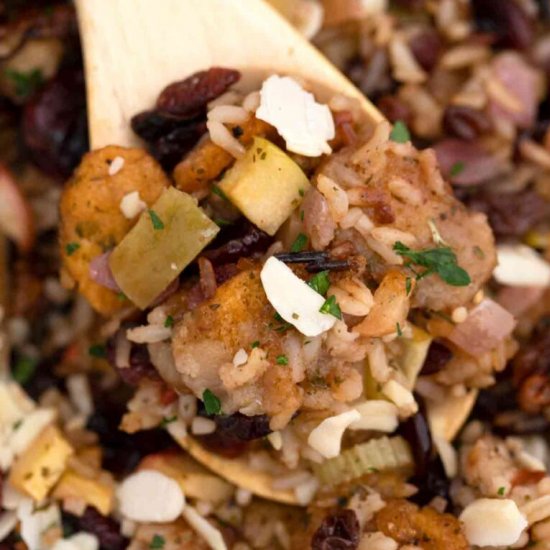 Easy Cranberry Stuffing