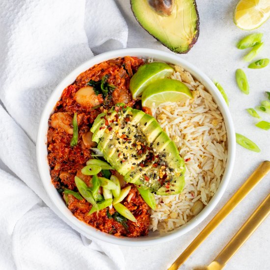 Quinoa Avocado Chilli Con Carne