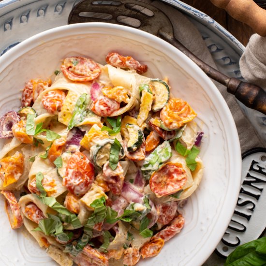 Creamy Roasted Vegetable Pasta