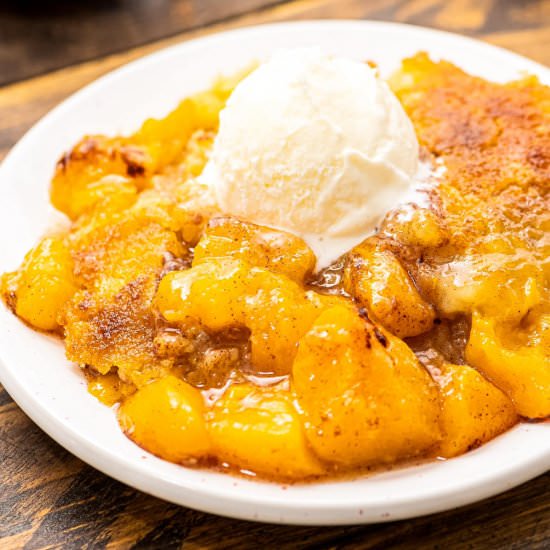 Peach Dump Cake