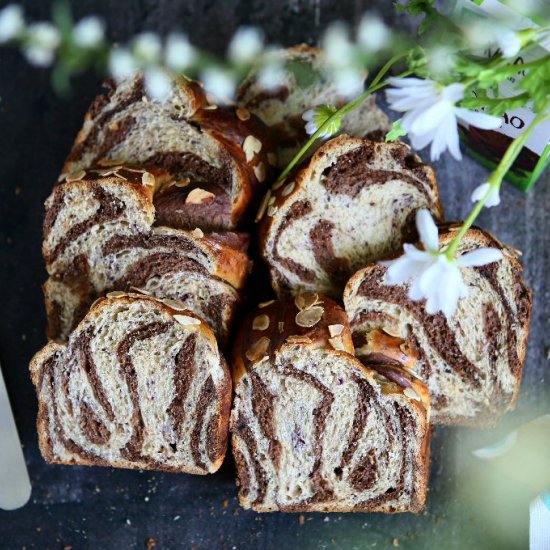 Marbled Chocolate Brioche