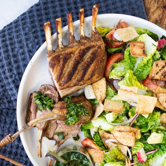 Cumin Lamb Rack & Fattoush