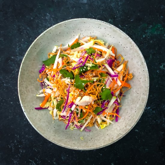 Wombok, Red Cabbage and Apple Slaw