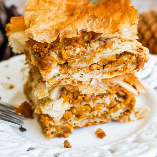 Phyllo (Filo) Dough Pumpkin Pie