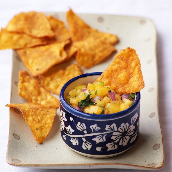 Persimmon Pineapple Salsa