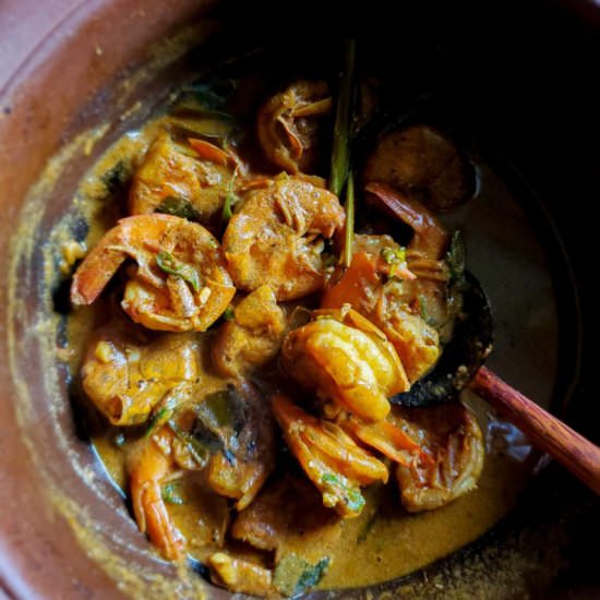 Sri Lankan Prawn/Isso Curry