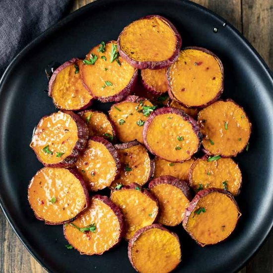 Baked Sweet Potato Slices