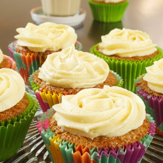 Indianish Carrot Cupcakes