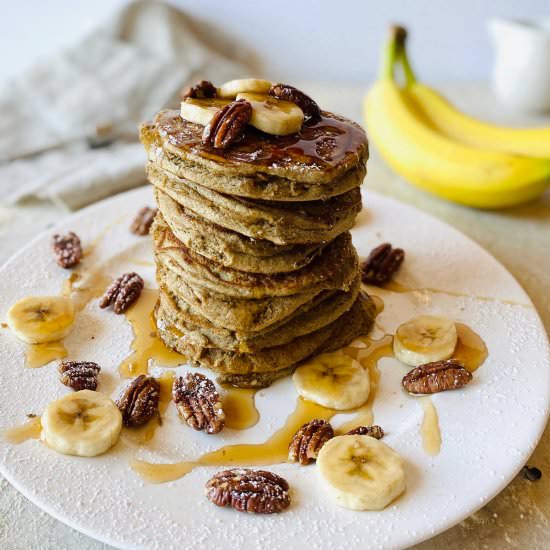 Banana Flour Pancakes