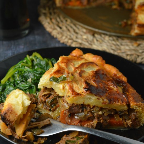 Beef & Irish Stout Pie