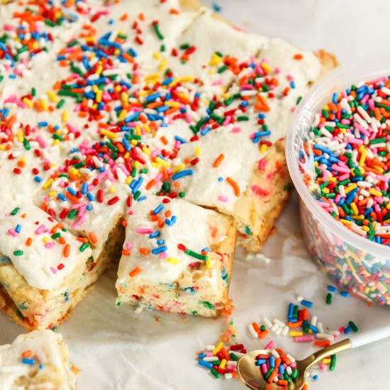 Sprinkle Cookie Bars Recipe