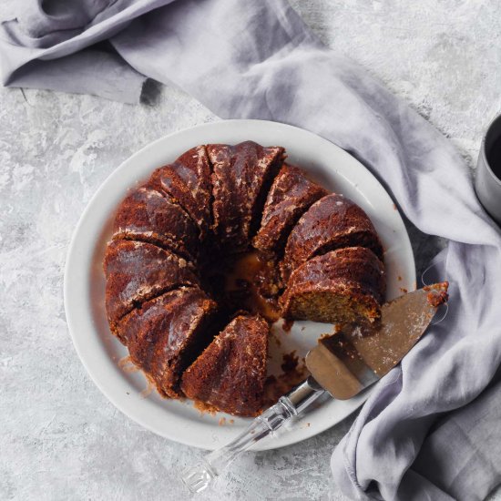 Banana and Peanut Butter Cake