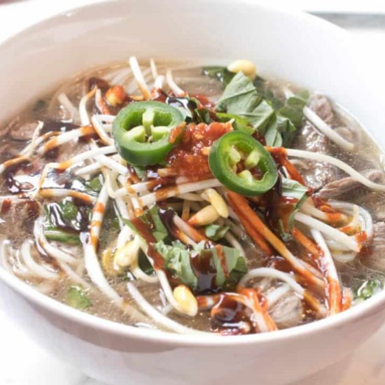 Crock Pot Beef Pho