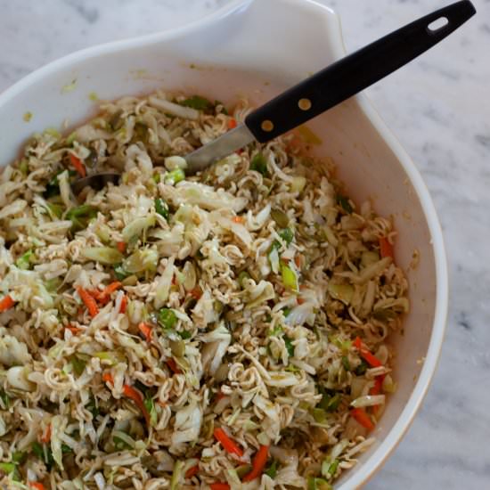 Zesty Jalapeno Top Ramen Salad