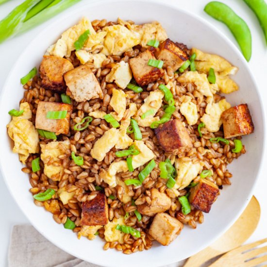 Barley and Egg Fried Rice