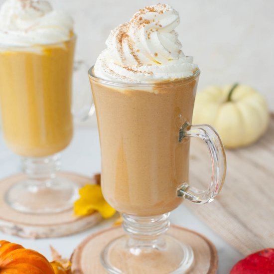 Pumpkin spice hot chocolate