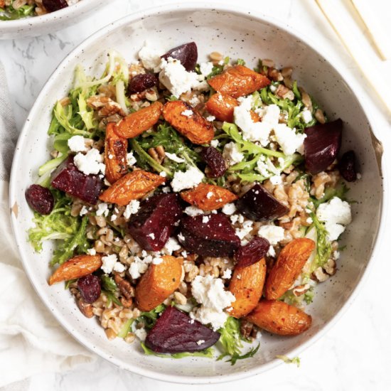 Roasted Vegetable and Farro Salad