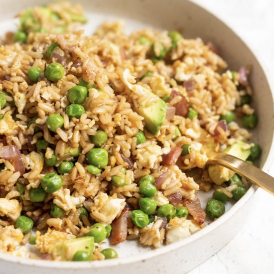 Avocado Breakfast Fried Rice